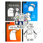 CUADERNO NORMA MEMES, MEDIANO COSIDO (1 MATERIA) (DOBLE LINEA – 100 HOJAS)