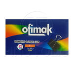 GANCHOS DOBLE CLIP OFIMAK 1" 25MM (12 PIEZAS)