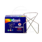 CLIP MARIPOSA OFIMAK N1 65MM (12 UND)