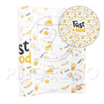 PAPEL PARA ENVOLVER ANTIGRASO (MOSTAZA/NEGRO - 1KG)