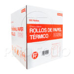 CAJA DE ROLLOS TÉRMICOS (57X40MM) (100 UND)