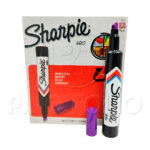 MARCADORES PERMANENTES SHARPIE 680 MORADO (SET DE 12 UND)