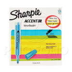 RESALTADOR ACCENT 3D SHARPIE AZUL (SET DE 12 UND)
