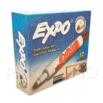 MARCADOR EXPO 690 ROJO (PIZARRA ACRILICA) (SET DE 12 UND)